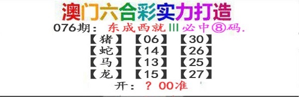 076期东成西就[图]